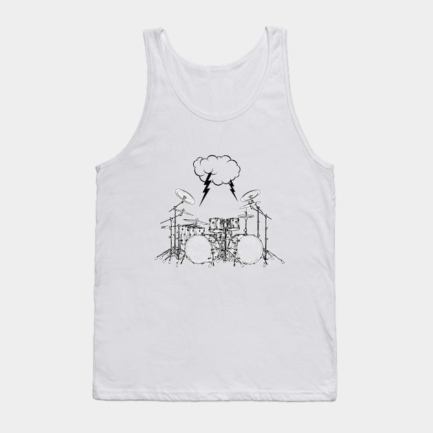 Drums Tank Top by ElectricMint